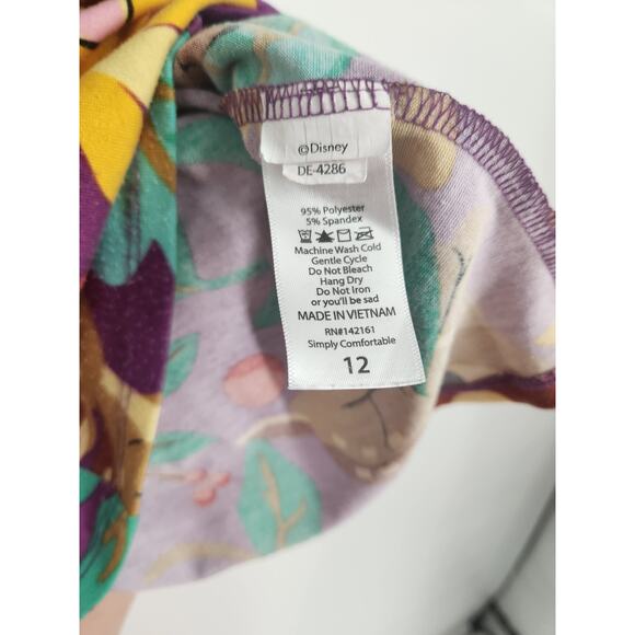 Lularoe Disney Bambi Short Sleeve Top Girls Size 12 - Picture 4 of 4